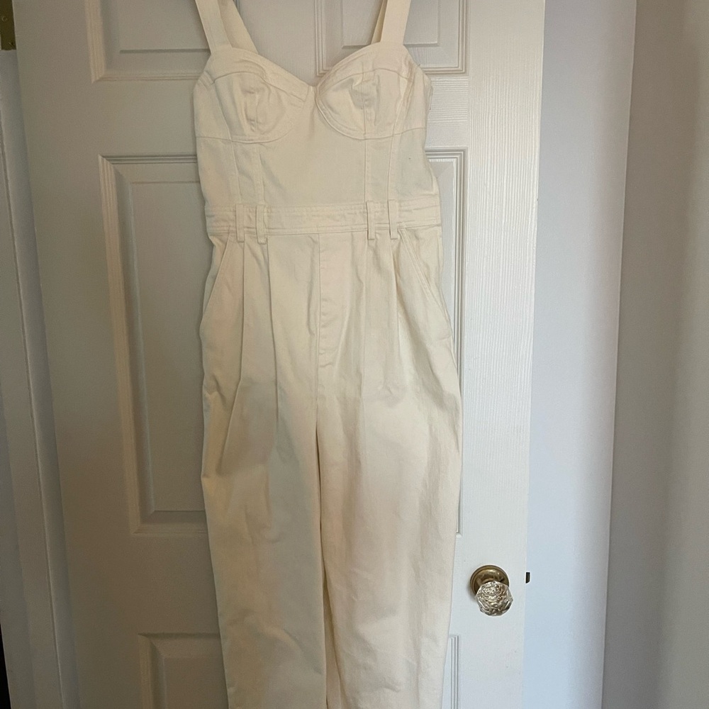 & Other Stories Cream Jumpsuit